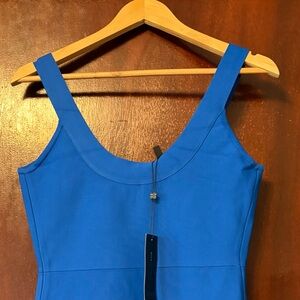 Women BCBGMaxAzria Royal Blue Textured Dress